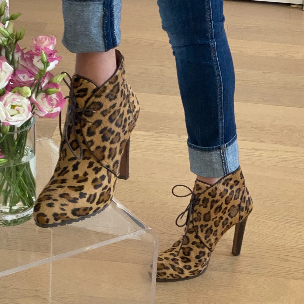 Ralph Lauren Collection Leopard Bootie